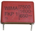 Wima Fkp1 Pulse Capacitor - 7500pf-1600v Fkp1-impulskondensator Rm=22 5mm -rohs-konform- -
